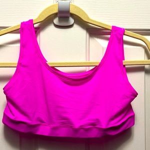 SKIMS Fuschia Bralette NWOT size Large